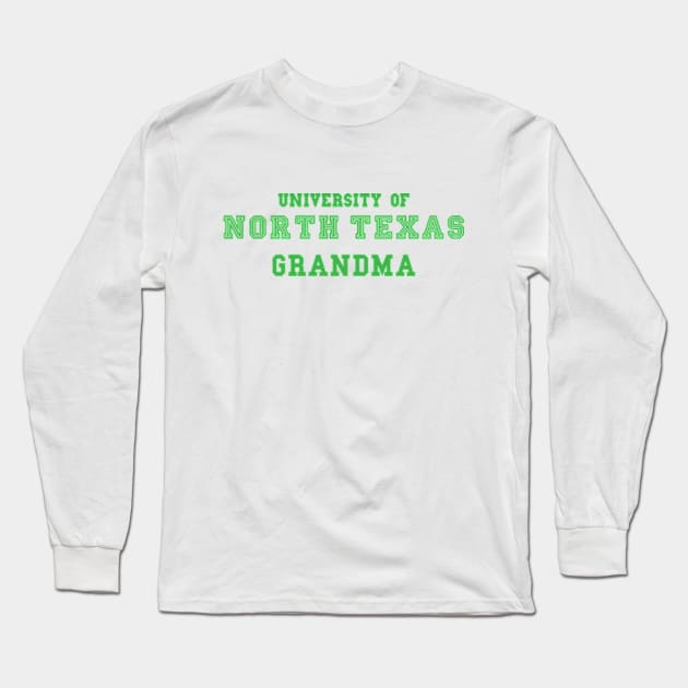 UNT Grandma Long Sleeve T-Shirt by cowboyknees